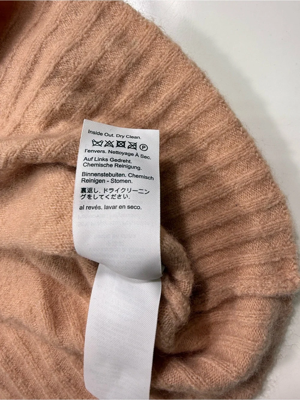 J. Crew Merino Wool Blend Peach Scoop-Neck Sweater with Subtle Sparkle